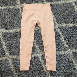 NWT Guess Rib Seamless Leggings Prairie Sunset M/L